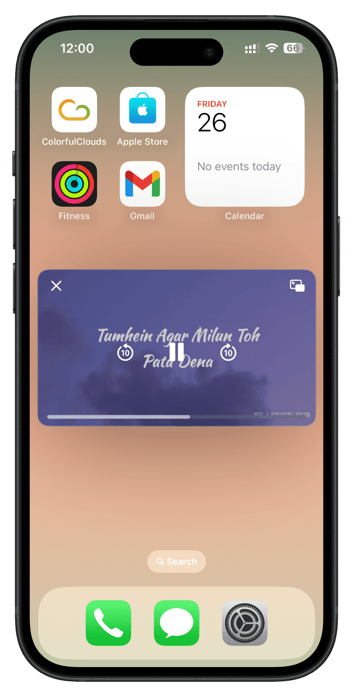 Tube PiP Picture in Picture playback feature