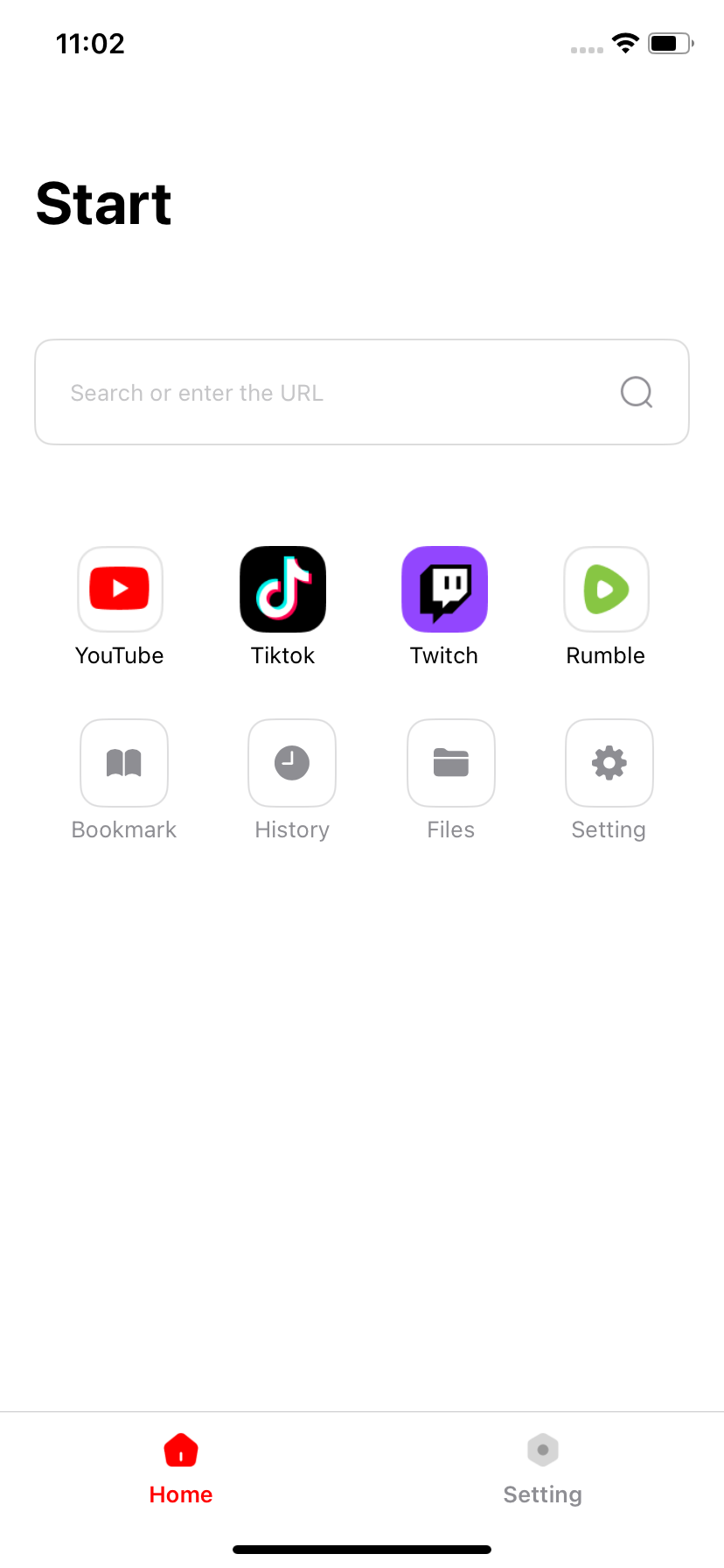 Tube PiP screenshot showing Picture in Picture mode